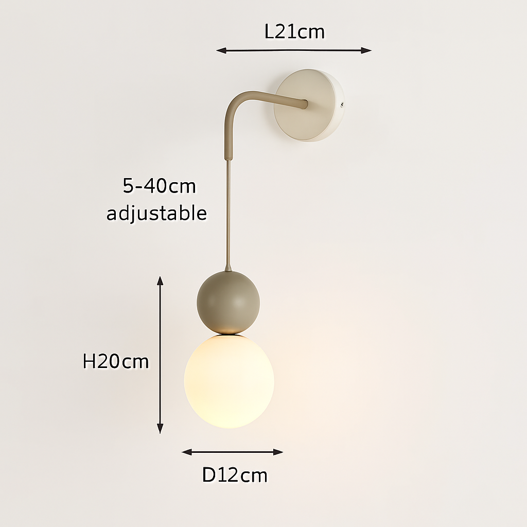 suspension danoise led boule lumineuse pour décoration intérieure - vue 7 sur 29