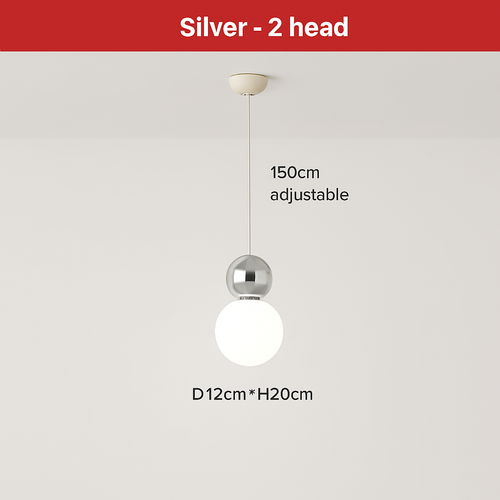 suspension danoise led boule lumineuse pour décoration intérieure - vue 11 sur 29