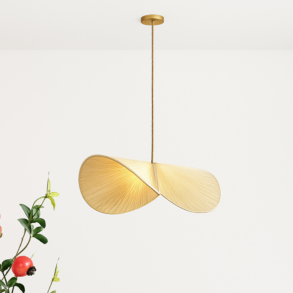 Suspension design en bambou tissé à la main - vue 4 sur 5