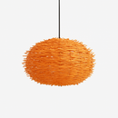 Suspension design en forme de nid d'oiseaux Rattan