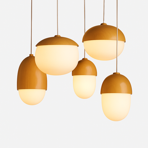 Suspension design en métal de différente forme - vue 2 sur 6