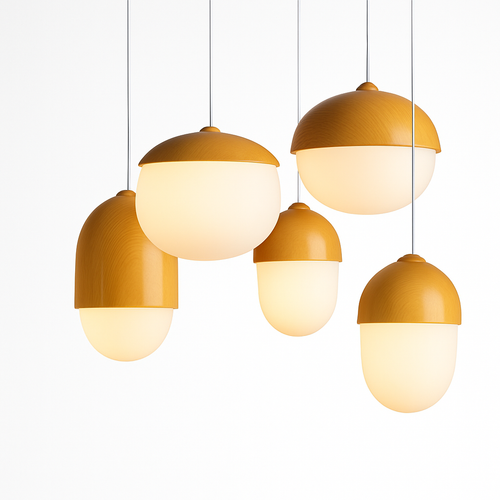 Suspension design en métal de différente forme - vue 3 sur 6
