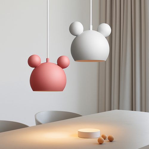 Suspension design en métal LED décor - vue 4 sur 12