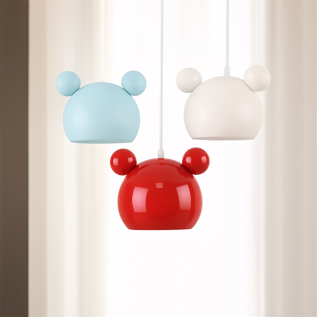 Suspension design en métal LED décor - vue 7 sur 12