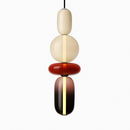 Suspension design en verre style pierres semi-précieuses Nemy
