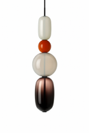 Suspension design en verre style pierres semi-précieuses Nemy