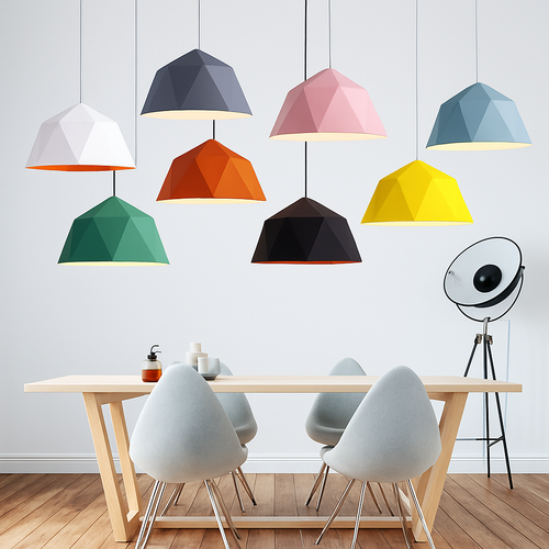 Suspension design géométrique polygonale de couleur Diamond - vue 5 sur 13
