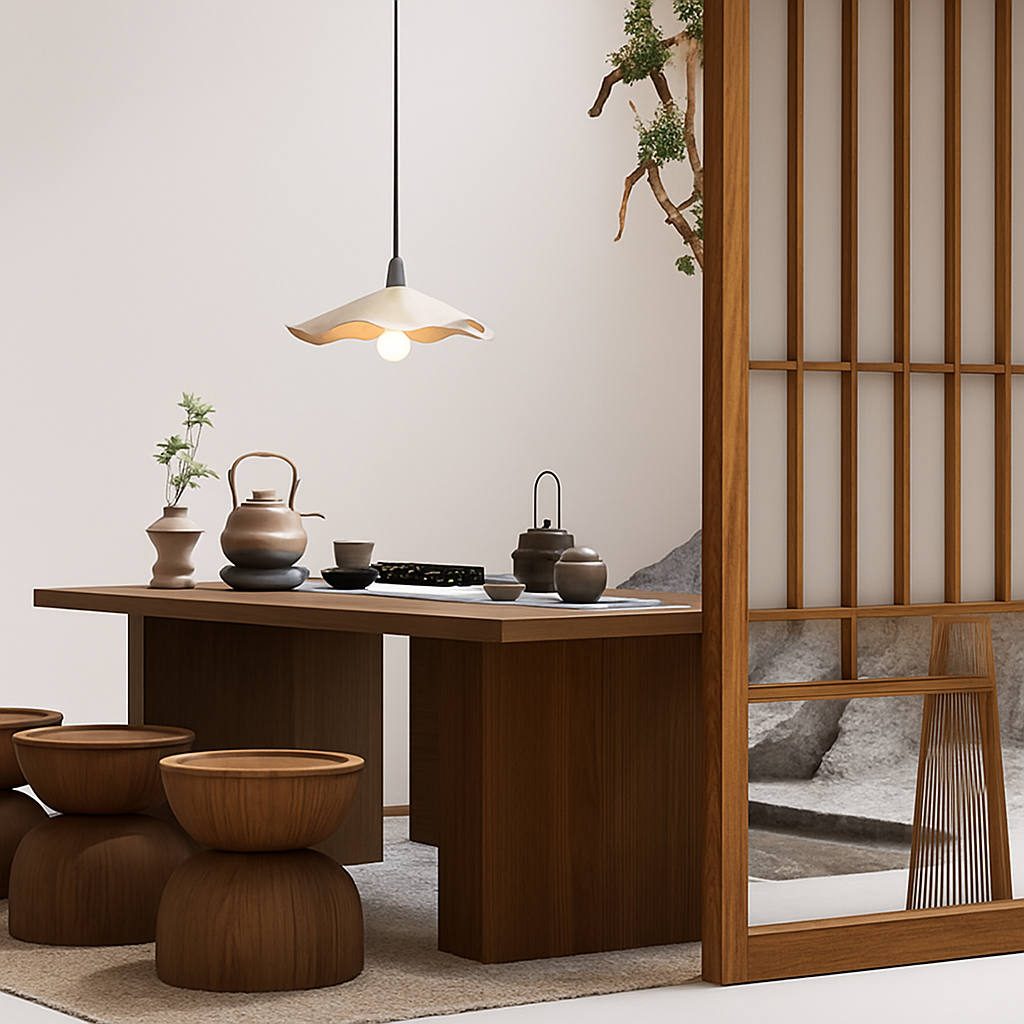Suspension design grise à vent silencieux japonais - vue 4 sur 8