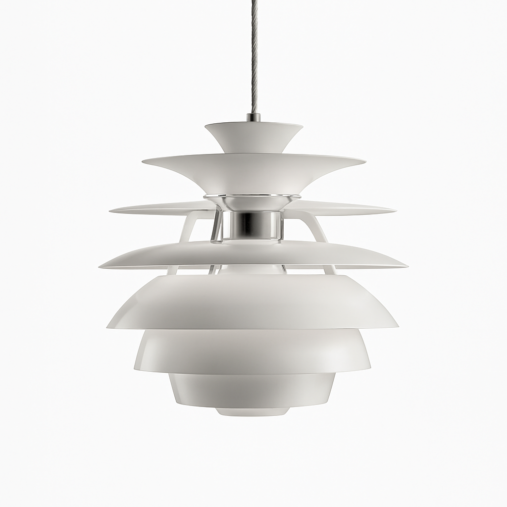 Suspension design LED abat-jour métal de plusieurs formes