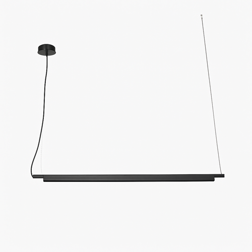 Suspension design à LED allongée en métal Loft - vue 2 sur 7
