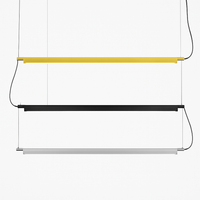 Suspension design à LED allongée en métal Loft