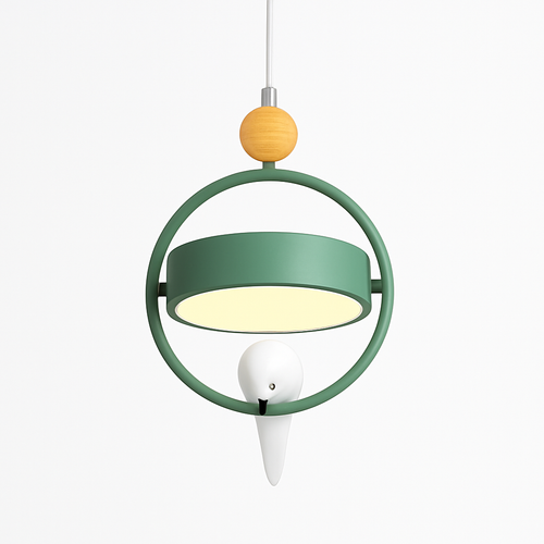 Suspension design LED avec petit oiseau suspendu Bessie - vue 2 sur 10