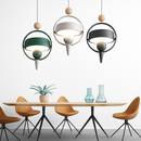 Suspension design LED avec petit oiseau suspendu Bessie
