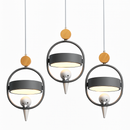 Suspension design LED avec petit oiseau suspendu Bessie