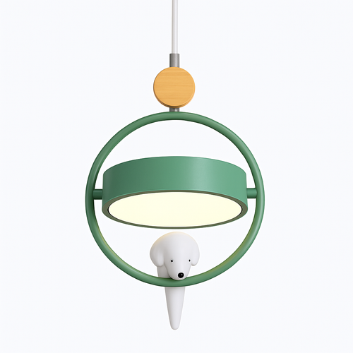 Suspension design LED avec petit oiseau suspendu Bessie - vue 9 sur 10