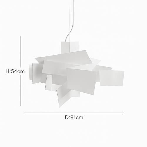 Suspension design LED avec plusieurs plaques colorées Italian Lofty - vue 9 sur 9