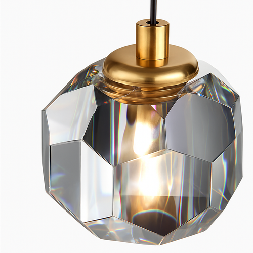 Suspension design LED à double sources lumineuses Thea - vue 7 sur 9