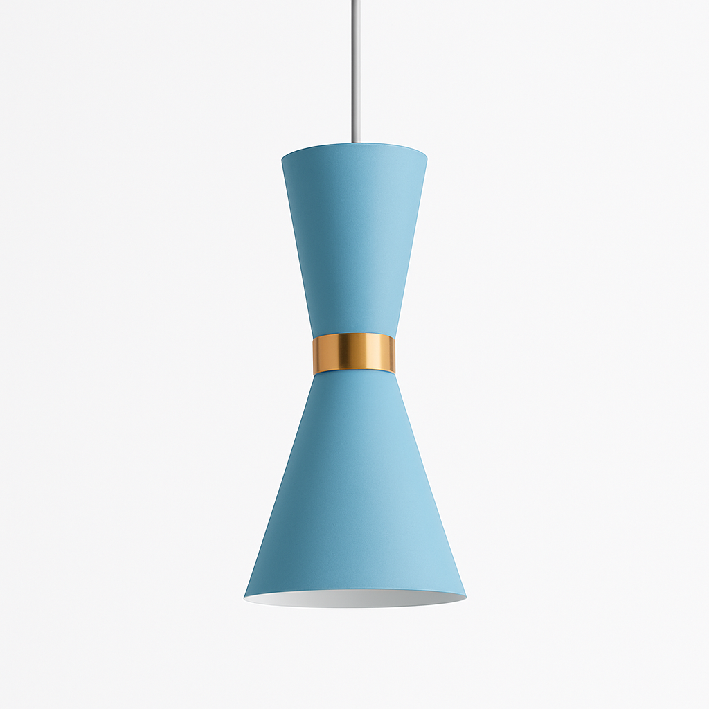 Suspension design LED en aluminium Funnel - vue 11 sur 16