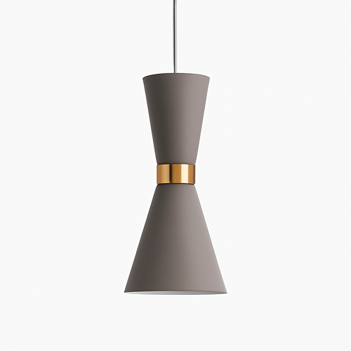 Suspension design LED en aluminium Funnel - vue 13 sur 16