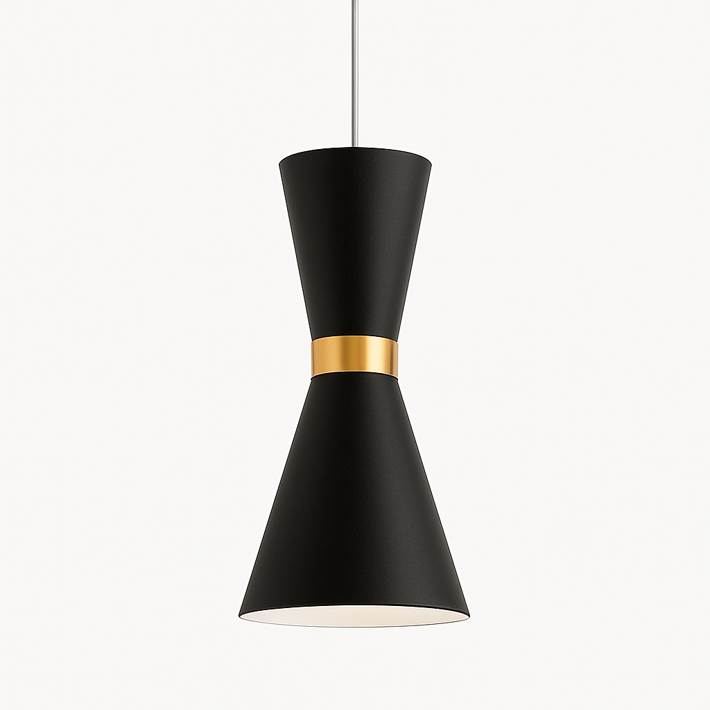 Suspension design LED en aluminium Funnel - vue 14 sur 16