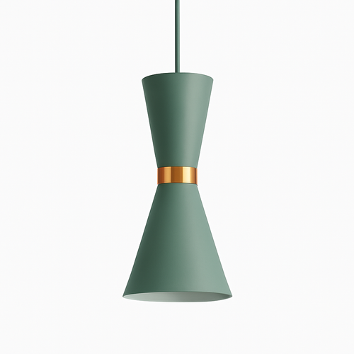 Suspension design LED en aluminium Funnel - vue 17 sur 16