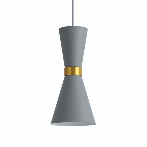 Suspension design LED en aluminium Funnel - vue 4 sur 16