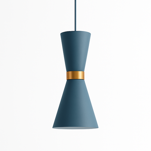 Suspension design LED en aluminium Funnel - vue 9 sur 16