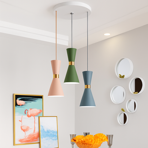 Suspension design LED en aluminium Funnel - vue 11 sur 16