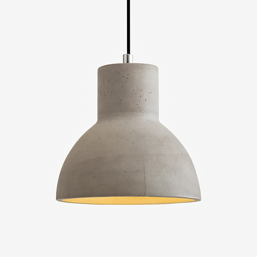Suspension design LED en ciment (plusieurs formes) - vue 2 sur 11