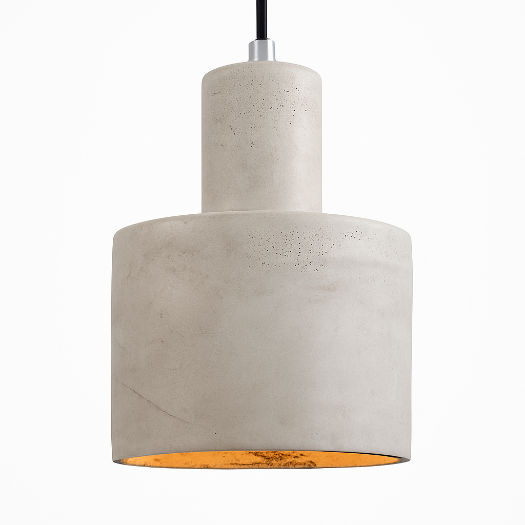 Suspension design LED en ciment (plusieurs formes) - vue 11 sur 11