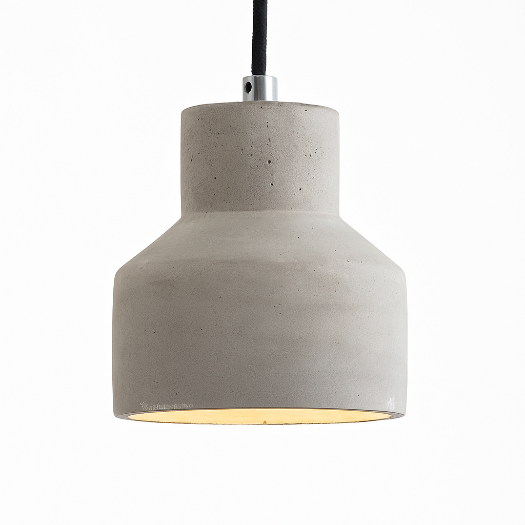 Suspension design LED en ciment (plusieurs formes) - vue 8 sur 11