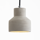 Suspension design LED en ciment (plusieurs formes)