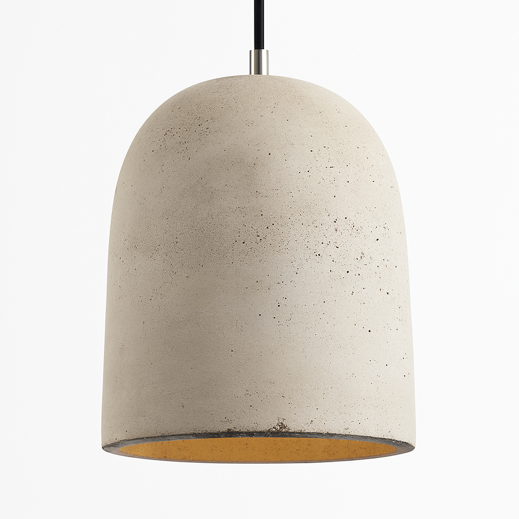 Suspension design LED en ciment (plusieurs formes) - vue 10 sur 11