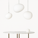 Suspension design LED en forme de bulle blanche Italian Design