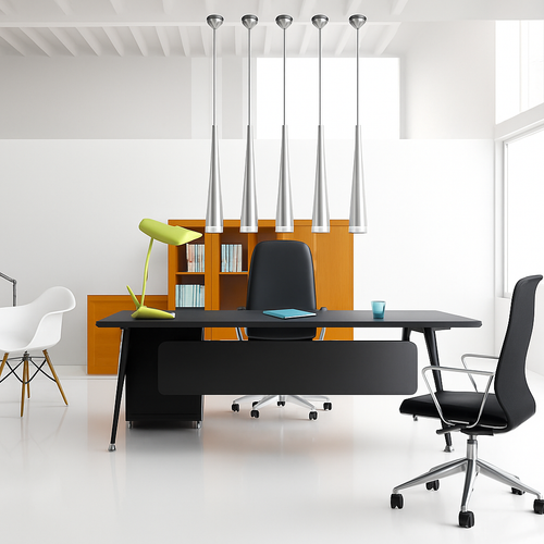 Suspension design LED en forme de cône (plusieurs couleurs) - vue 5 sur 6