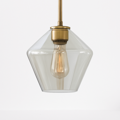 Suspension design à LED en métal et verre de plusieurs formes - vue 13 sur 13
