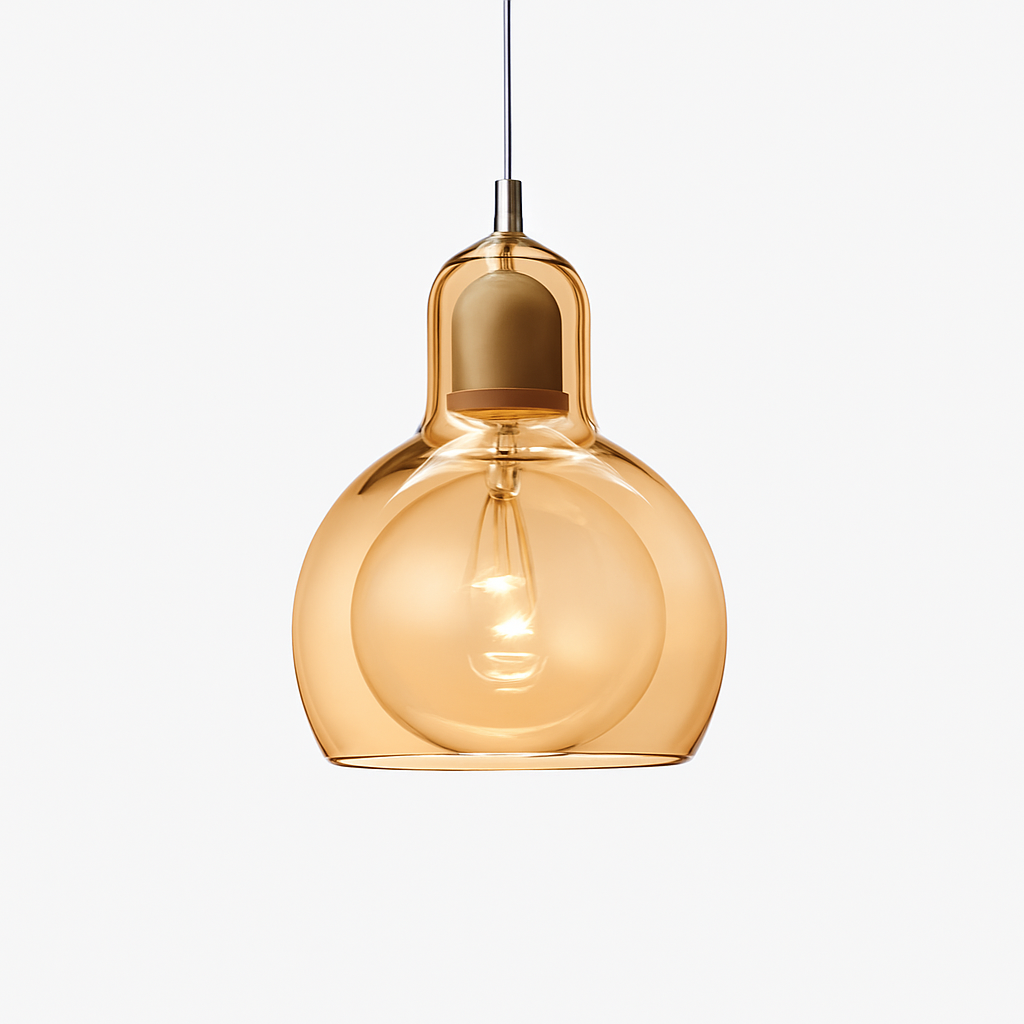 Suspension design LED en verre Loft - vue 4 sur 6