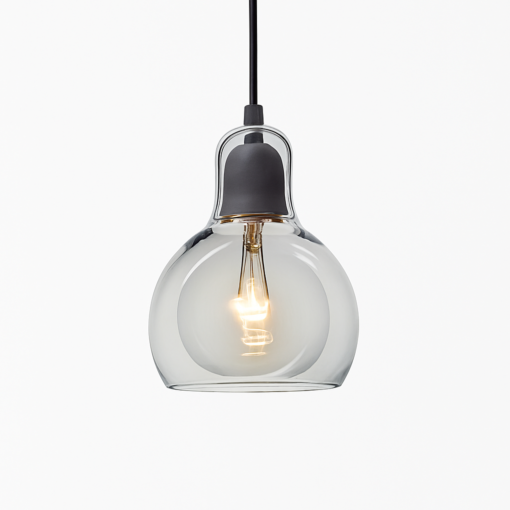 Suspension design LED en verre Loft - vue 5 sur 6
