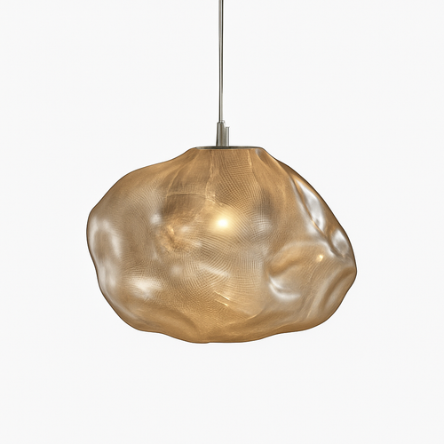 Suspension design à LED en verre soufflé style hang - vue 9 sur 8