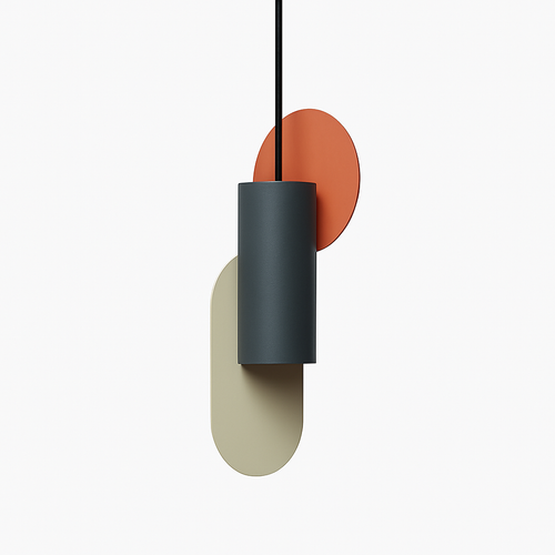 Suspension design LED formes colorés Afric - vue 12 sur 13