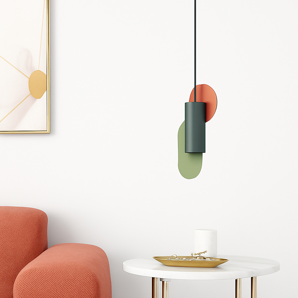 Suspension design LED formes colorés Afric - vue 3 sur 13