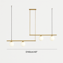 suspension design moderne avec boule de verre élégante