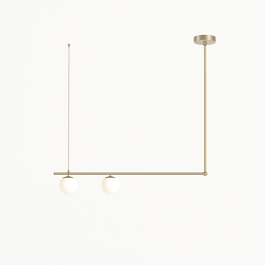 suspension design moderne avec boule de verre élégante - vue 16 sur 16