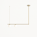 suspension design moderne avec boule de verre élégante
