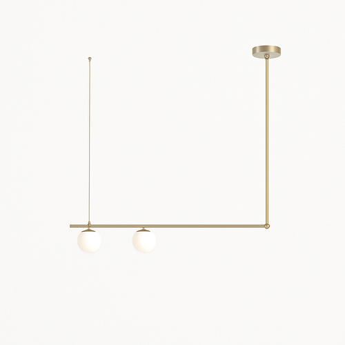 suspension design moderne avec boule de verre élégante - vue 17 sur 16