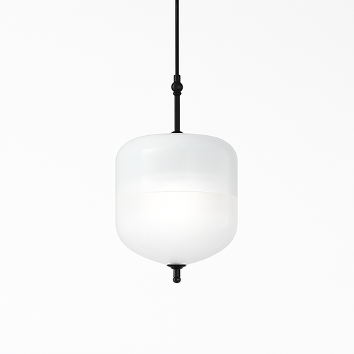 Suspension design moderne en verre en forme de goutte bleue - vue 9 sur 19