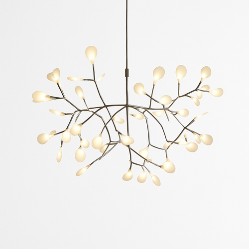 Suspension design moderne LED arbre couleur cuivré ou noir Home - vue 13 sur 13