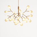 Suspension design moderne LED arbre couleur cuivré ou noir Home