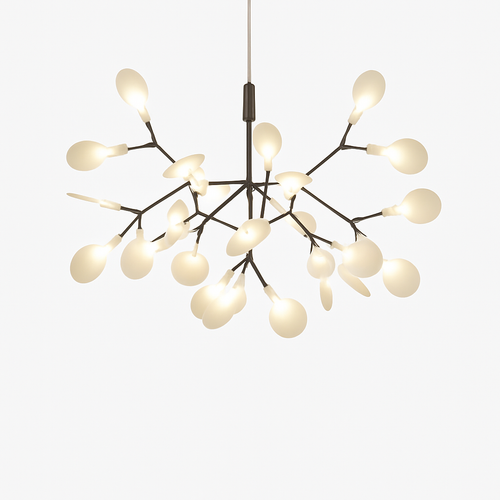 Suspension design moderne LED arbre couleur cuivré ou noir Home - vue 10 sur 13