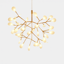 Suspension design moderne LED arbre couleur cuivré ou noir Home